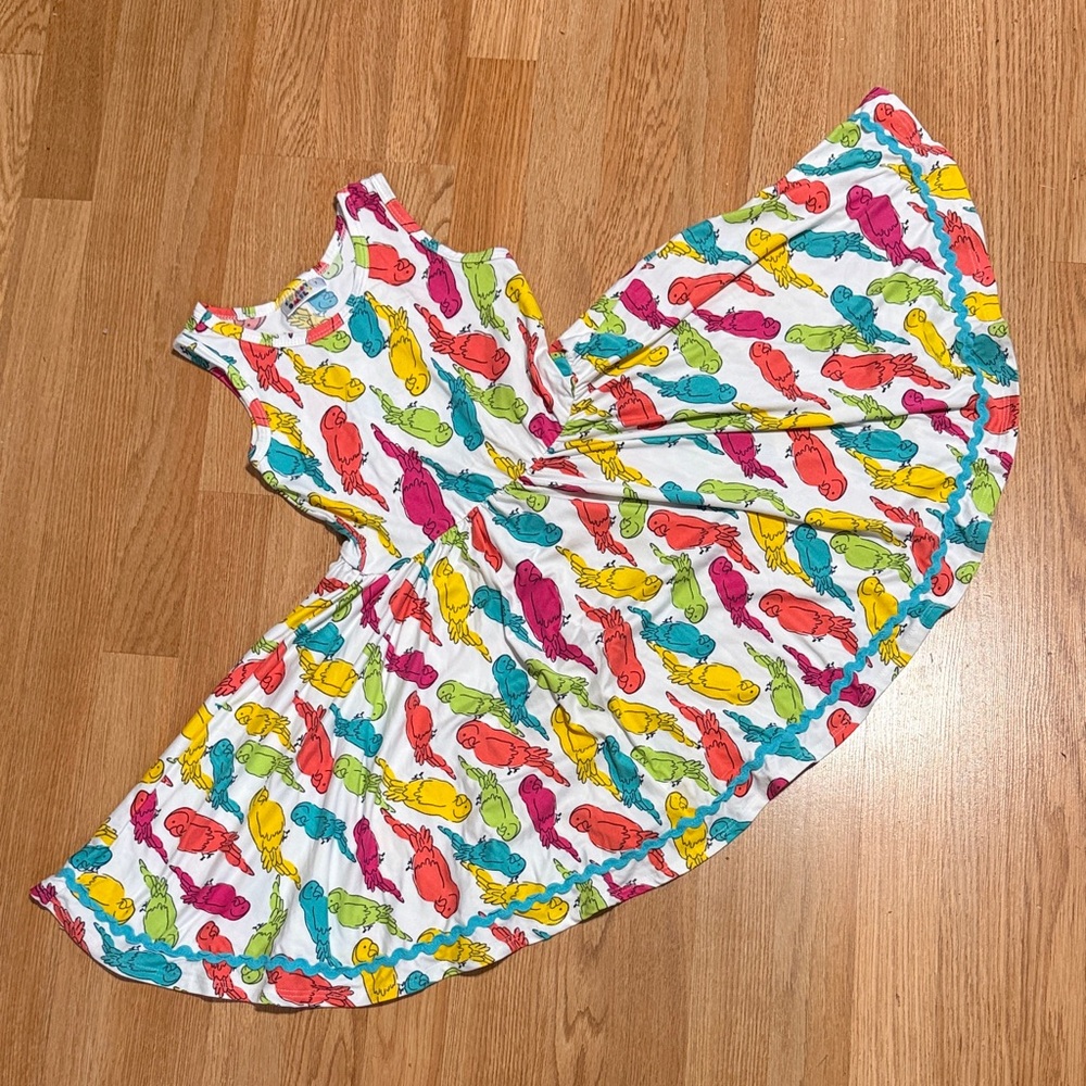 DotDotSmile parrot dress